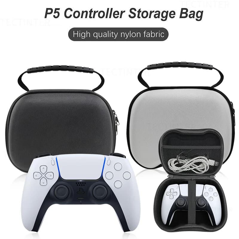 حقيبة حمل وتخزين محمولة لأجهزة PS5 وPS4 وPS3/Xbox Series، حقيبة واقية من EVA لأكسسوارات Nintendo Switch Pro - 2
