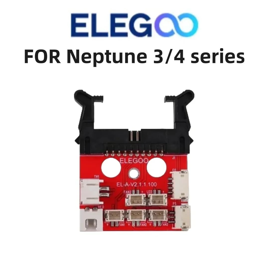 لوحة محول الطارد الرسمية ELEGOO Neptune 3/4 pro plus Max لقطع غيار طابعة ثلاثية الأبعاد أصلية لإكسسوارات Elegoo - 6