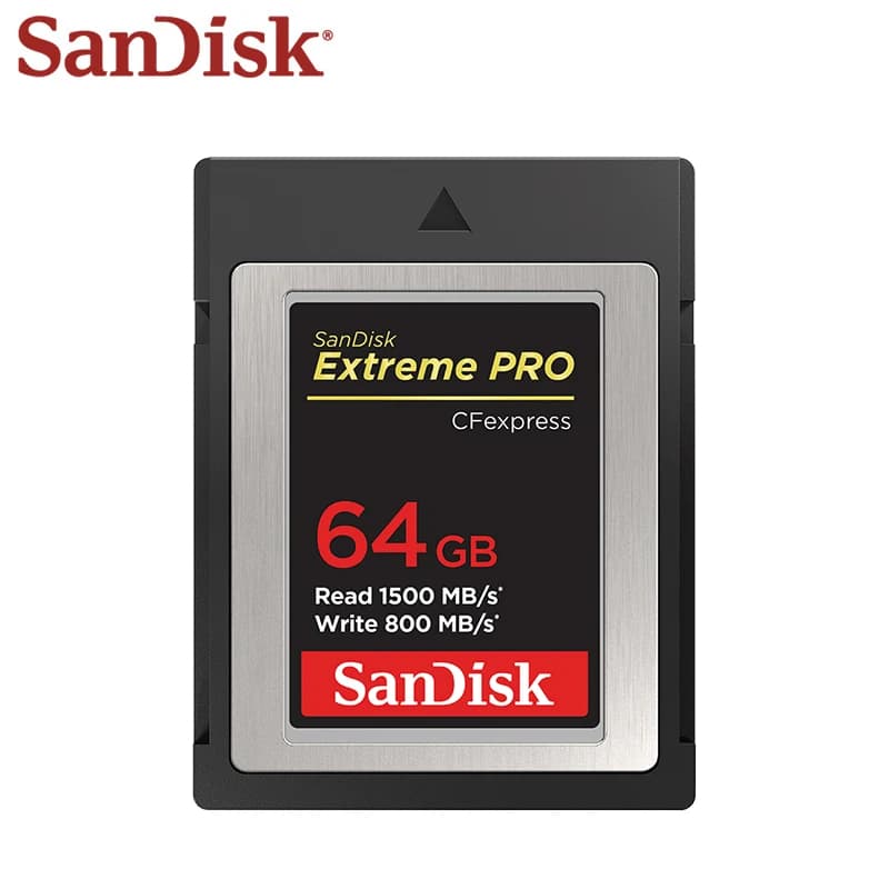 بطاقة Sandisk Extreme PRO CFexpress Type B، 64GB/128GB/256GB/512GB، ذاكرة عالية السرعة، مناسبة للكاميرات 4K - 2