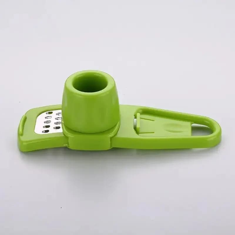 1 Pack Mini Garlic Grinder Creative Garlic Press Kitchen Garlic Mash Manual Garlic Mashing Green Kitchen Gadgets - 3