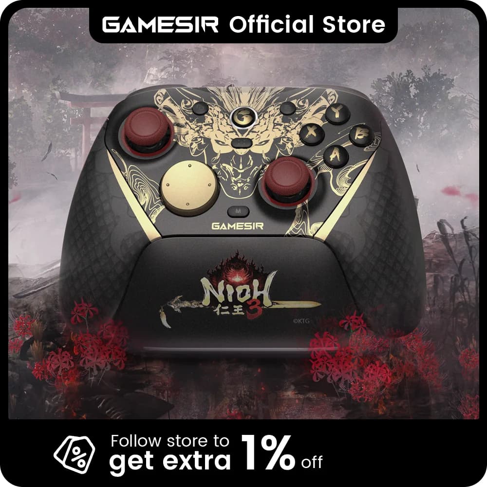 وحدة تحكم GameSir G7 Pro 8K Nioh 3 Edition لـ Nintendo Switch 2، أندرويد، iOS، كمبيوتر، Steam