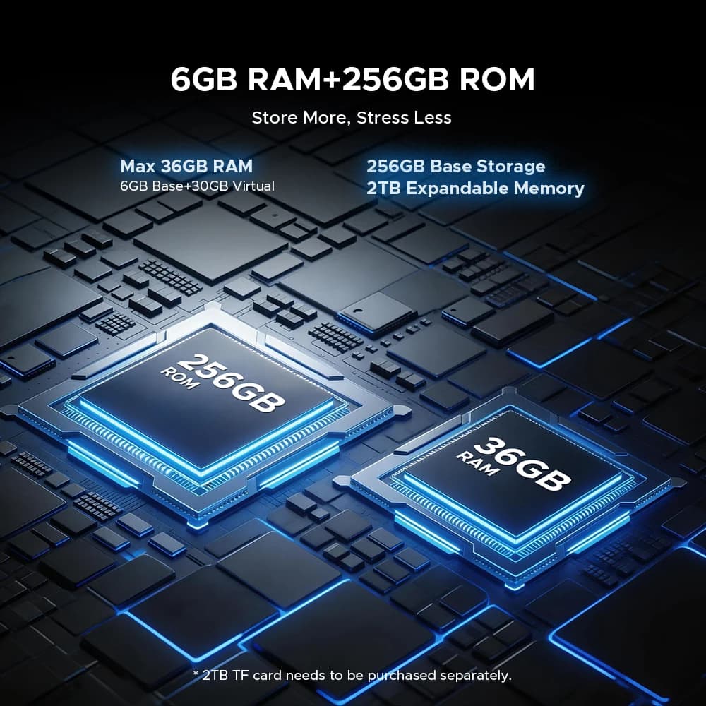 جهاز لوحي DOOGEE U13 Pro بنظام أندرويد 16 وذكاء اصطناعي Gemini AI وشاشة 13 بوصة FHD+ ومعالج UNISOC T7300 وسعة تخزين 32 جيجابايت و256 جيجابايت وبطارية 11000 مللي أمبير - 6