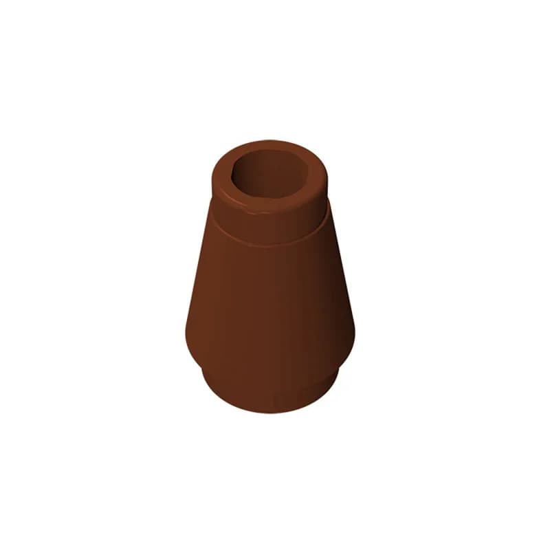 MOC 10 قطع 59900 مخروط 1x1 مكعبات بناء مع أخدود علوي 4589 طوب ألعاب تعليمية تجميع جسيمات هدايا عيد ميلاد أطفال - 6