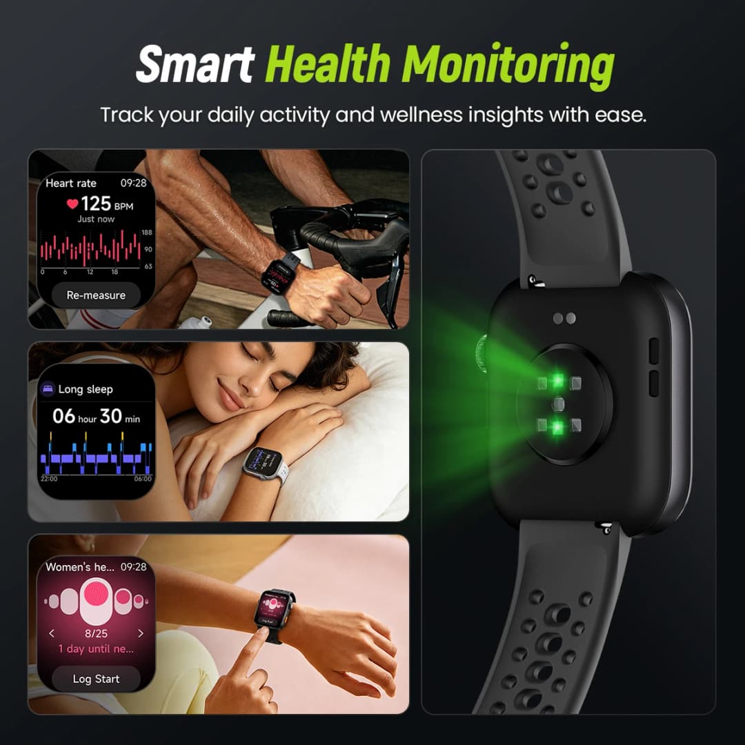 ساعة ذكية HAYLOU Watch Hyper بشاشة AMOLED 1.97 بوصة تدعم نظام تحديد المواقع المزدوج والبوصلة والخرائط دون اتصال والرد على الرسائل مقاومة للماء حتى 50 متر - 5