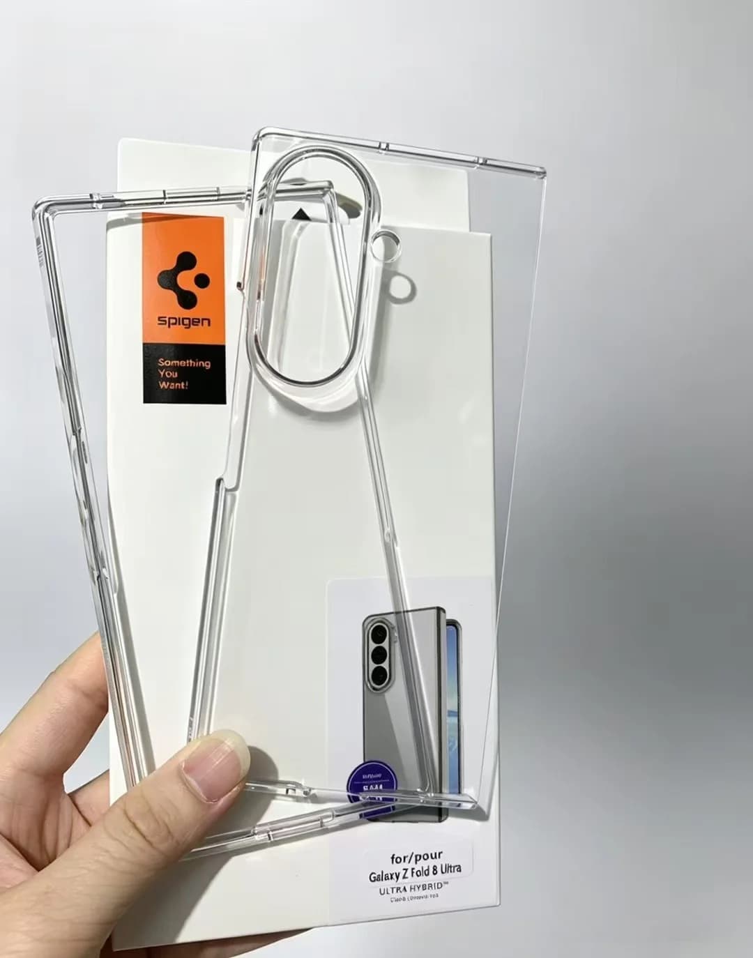 Spigen Original Ultra Hybrid Transparent Phone Case For Samsung Z Fold8 Ultra Fold 8 7 6 5 For Magsafe Hard PC Magnetic Cover - 5