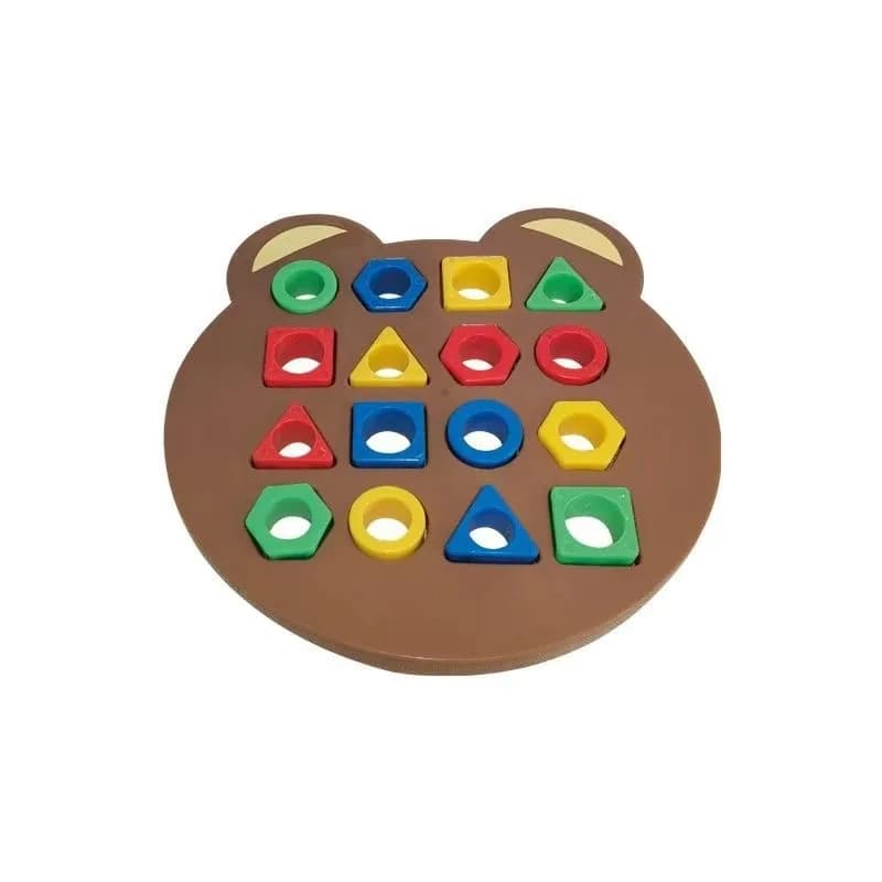 Geometric Shape Matching Puzzle, Montessori Wooden Sorting Toy for Toddlers, Educational Cognitive Training Game for Kids - 5