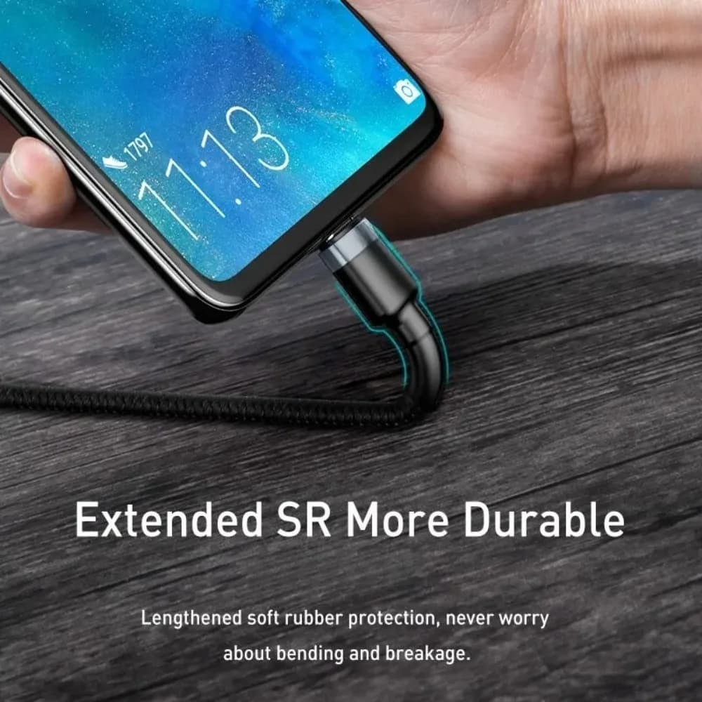 Baseus USB نوع C إلى USB C كابل آيفون 17 16 100 واط/5A PD شحن سريع شاحن الحبل لماك بوك Xiaomi سامسونج نوع C كابل - 2