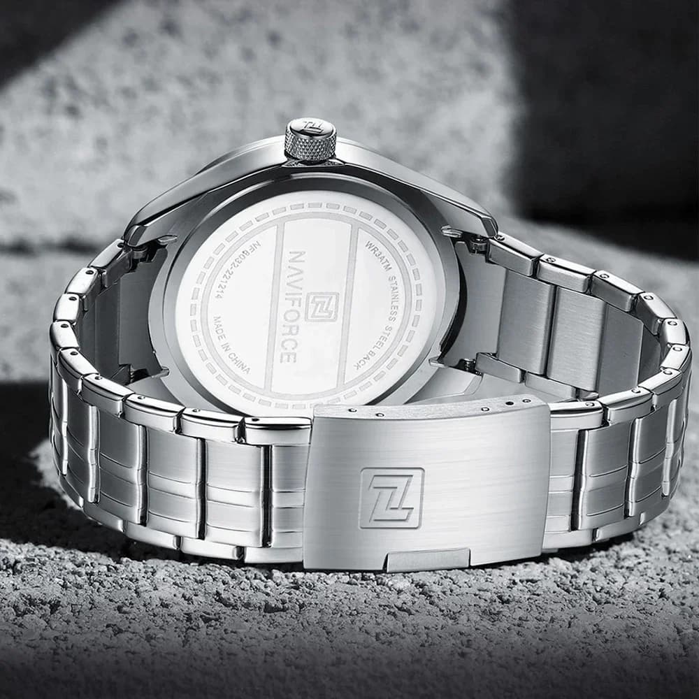 NAVIFORCE Brand Business Luxury Watch Men Clock Waterproof Luminous Quartz Stainless Steel Wristwatch Fashion Mens Watches - 6