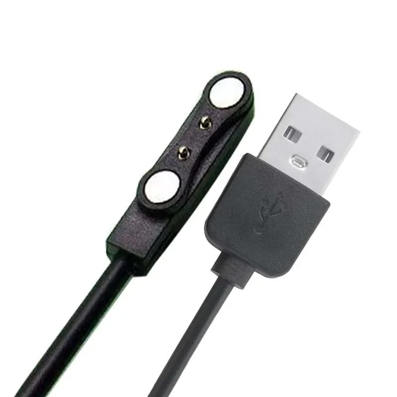 كابل شحن USB لساعة Xiaomi IMILAB KW66 الذكية Haylou Solar RT LS05/Ticwatch GTX CXB01/YAMAY SW022 W26 - 5