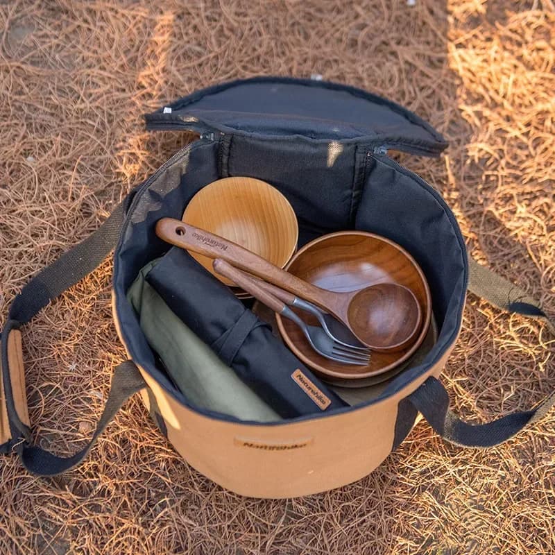 منظم أدوات طهي تخييم من Naturehike، حقيبة تخزين كبيرة متعددة الاستخدامات لمستلزمات التخييم والنزهات - 4