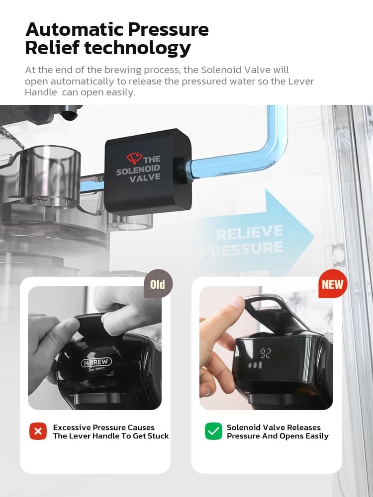 HiBREW آلة قهوة كبسولات 6 في 1 ساخن/بارد متعددة الإسبريسو كافيتيرا صانع قهوة كابتشينو دولتشي غوستو نيسبريسو مسحوق H1B - 6