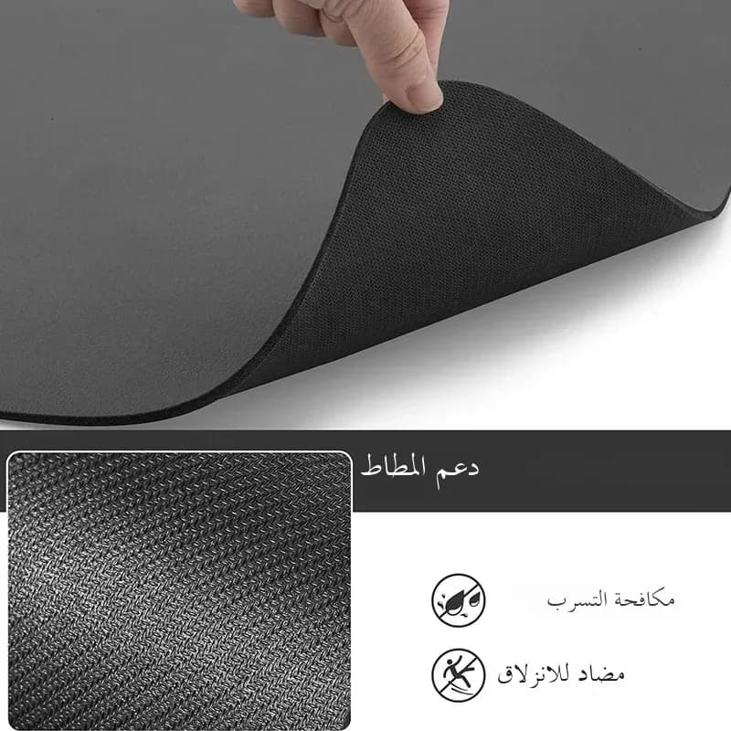 حصيرة تغذية الحيوانات الأليفة ماصة حصيرة للكلاب والقطط للطعام والماء سهلة التنظيف حصيرة سريعة الجفاف للكلاب التي تشرب بشكل فوضوي - 5