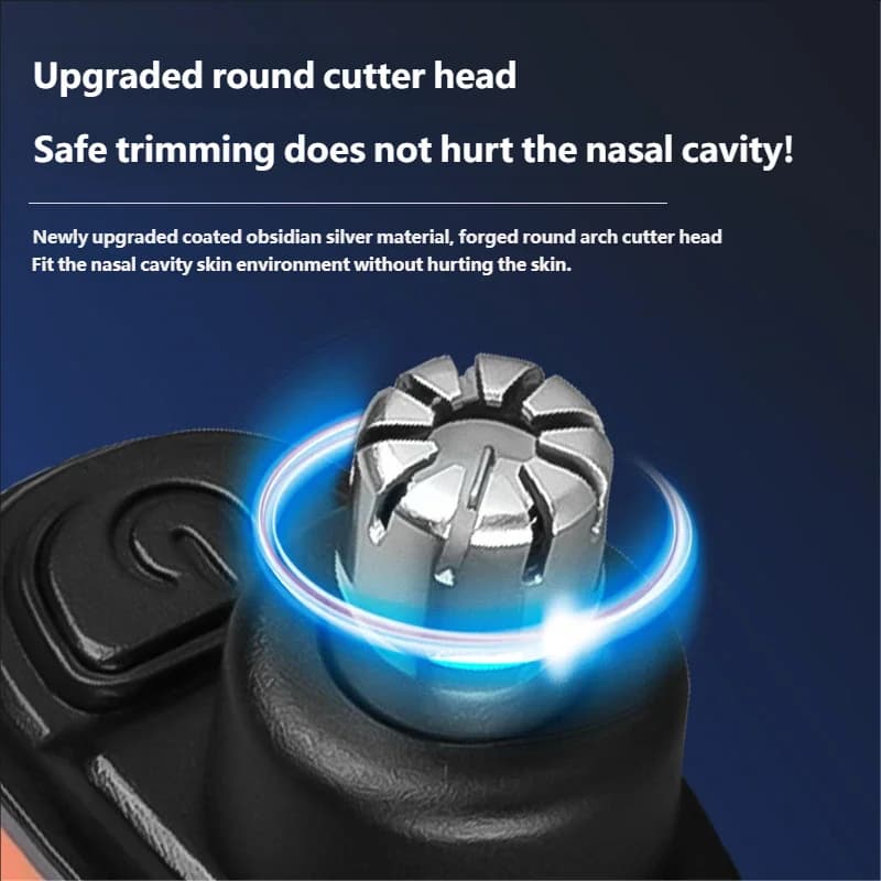 Nose Hair Trimmer Portable Trimmer for Nose Mini Nose and Ear Hair Trimmer Portable Nose Trimmer Rechargeable Trimmer for Man - 3