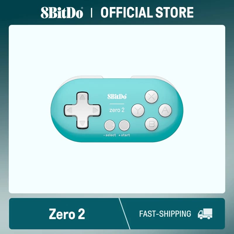 ذراع تحكم 8BitDo Zero 2 بلوتوث لنينتندو سويتش ويندوز أندرويد ماك أو إس