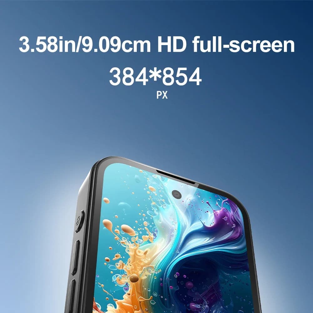 هاتف سويز Q333 ميني 4 جيجابايت رام 64 جيجابايت روم أندرويد 12.0 فتح الوجه 2000 مللي أمبير 4G LTE Type-C OTG شاشة 3.58 بوصة - 4
