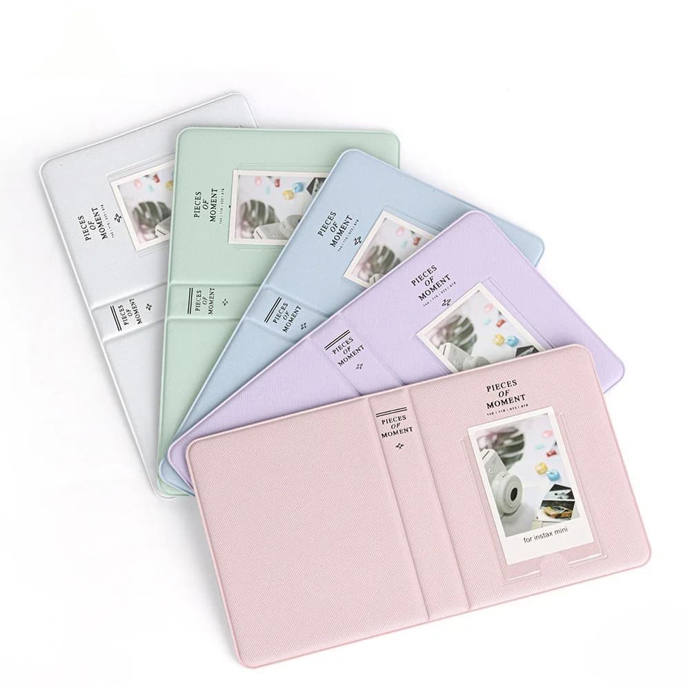 ألبوم Fujifilm Instax Mini بـ 64 جيبًا – علبة صور بولارويد لحفلات الزفاف وتخزين البطاقات الفورية، هدية تذكارية - 3