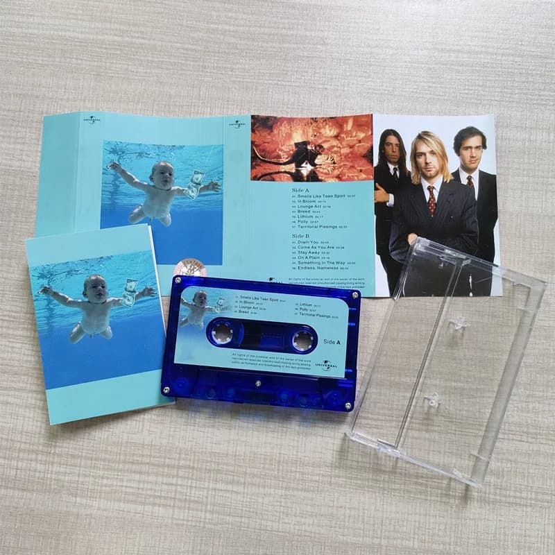 EU US Grunge Rock Music Tape MTV Unplugged in New York Album Nevermind Cassettes Cosplay Walkman Car Recorder Soundtracks Box - 2