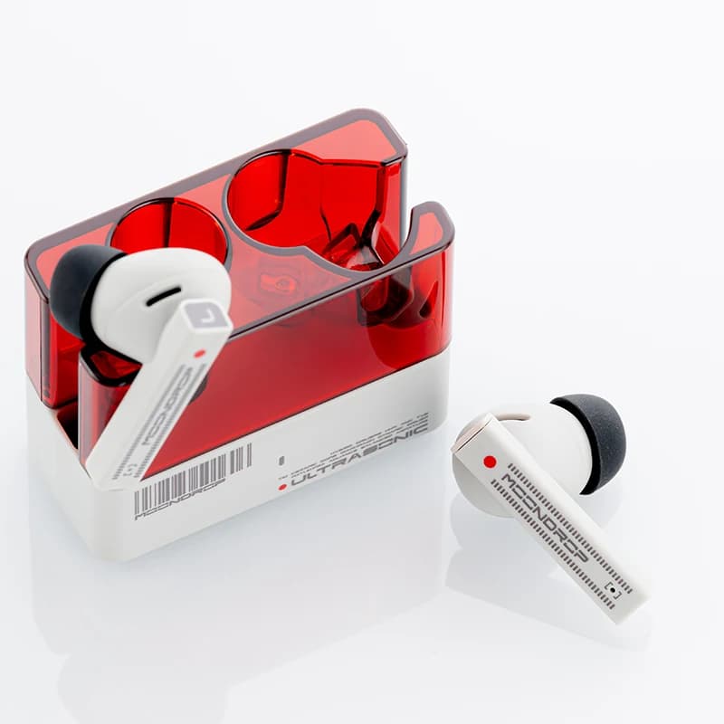 سماعات أذن MOONDROP Ultrasonic، مشغلات هجينة، TWS، إلغاء الضوضاء النشط، LDAC، بلوتوث 5.3، مشغل ديناميكي 13mm - 5
