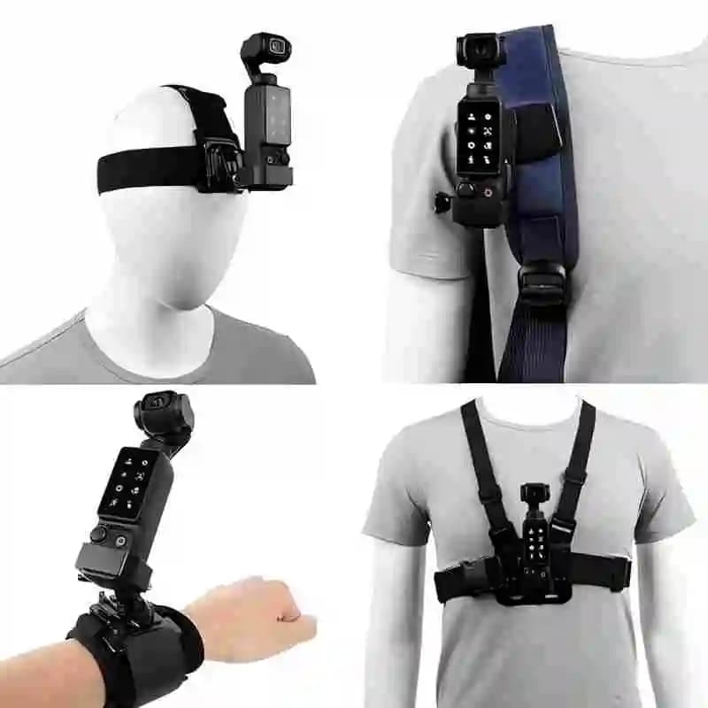 حامل قاعدة مكتبي حامل مغناطيسي جراب DJI Osmo Pocket 3 عدة إكسسوارات حامل ثلاثي القوائم عصا سيلفي واقي شاشة زجاجي - 3