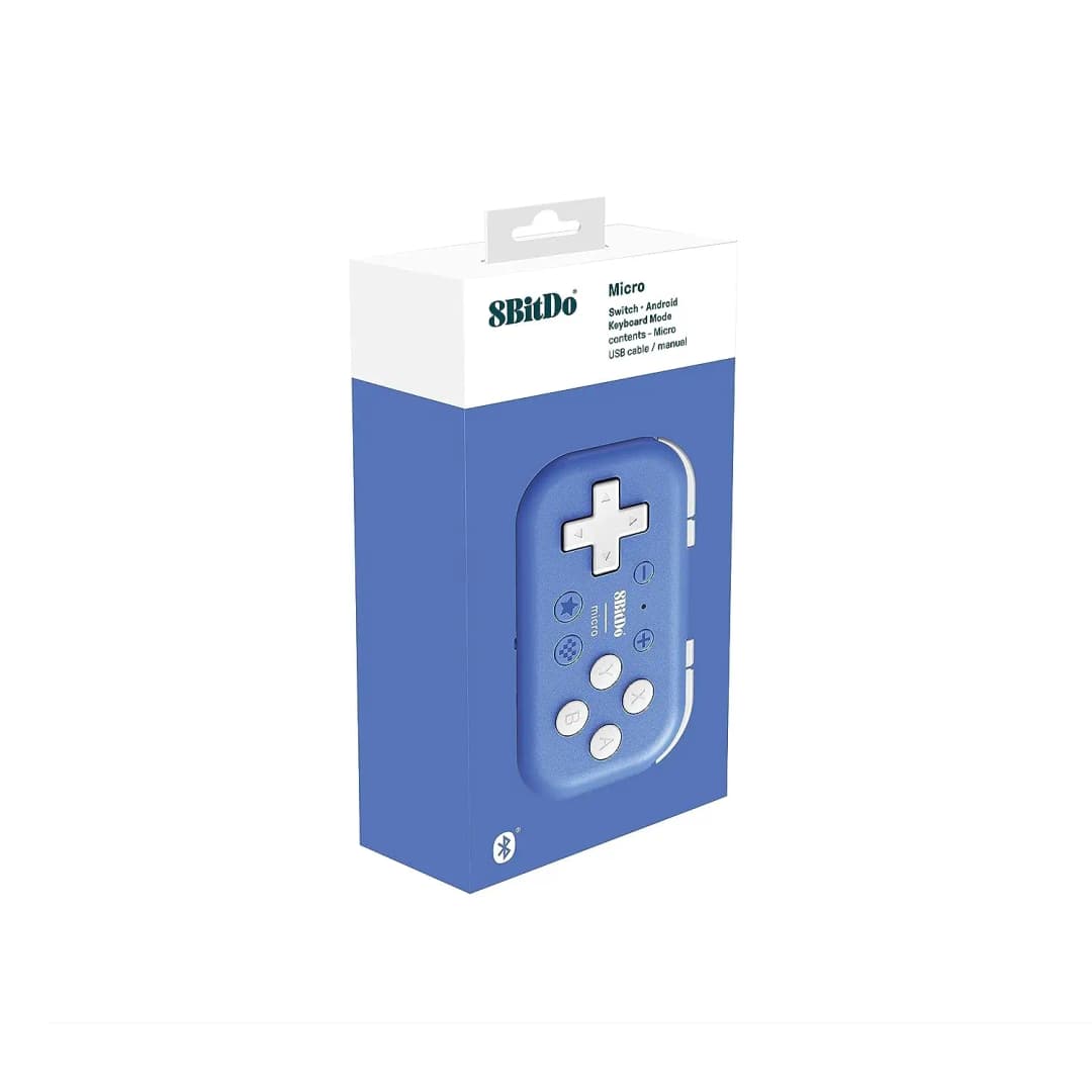 وحدة تحكم ألعاب صغيرة 8BitDo Micro Bluetooth Gamepad متوافقة مع Switch وأندرويد وRaspberry Pi، تدعم وضع لوحة المفاتيح - 5