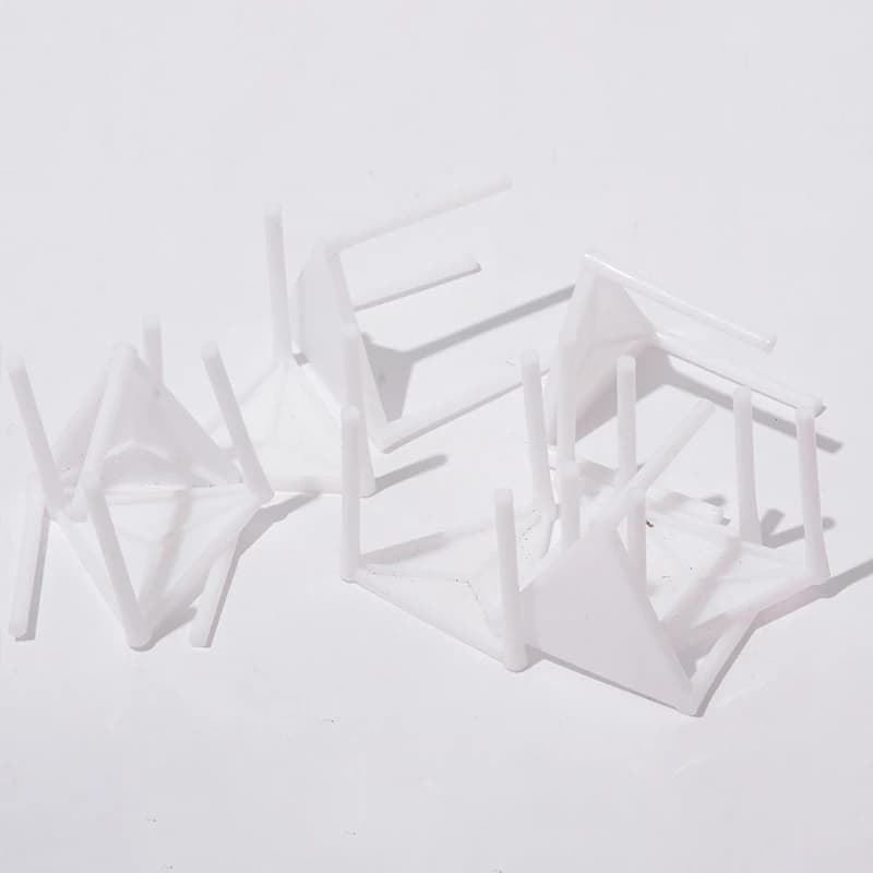 100Pcs Pizza Saver Stands Fixing Rack Pizza Holder Pizza Packing Tripod Plastic Tripod Stack - 4