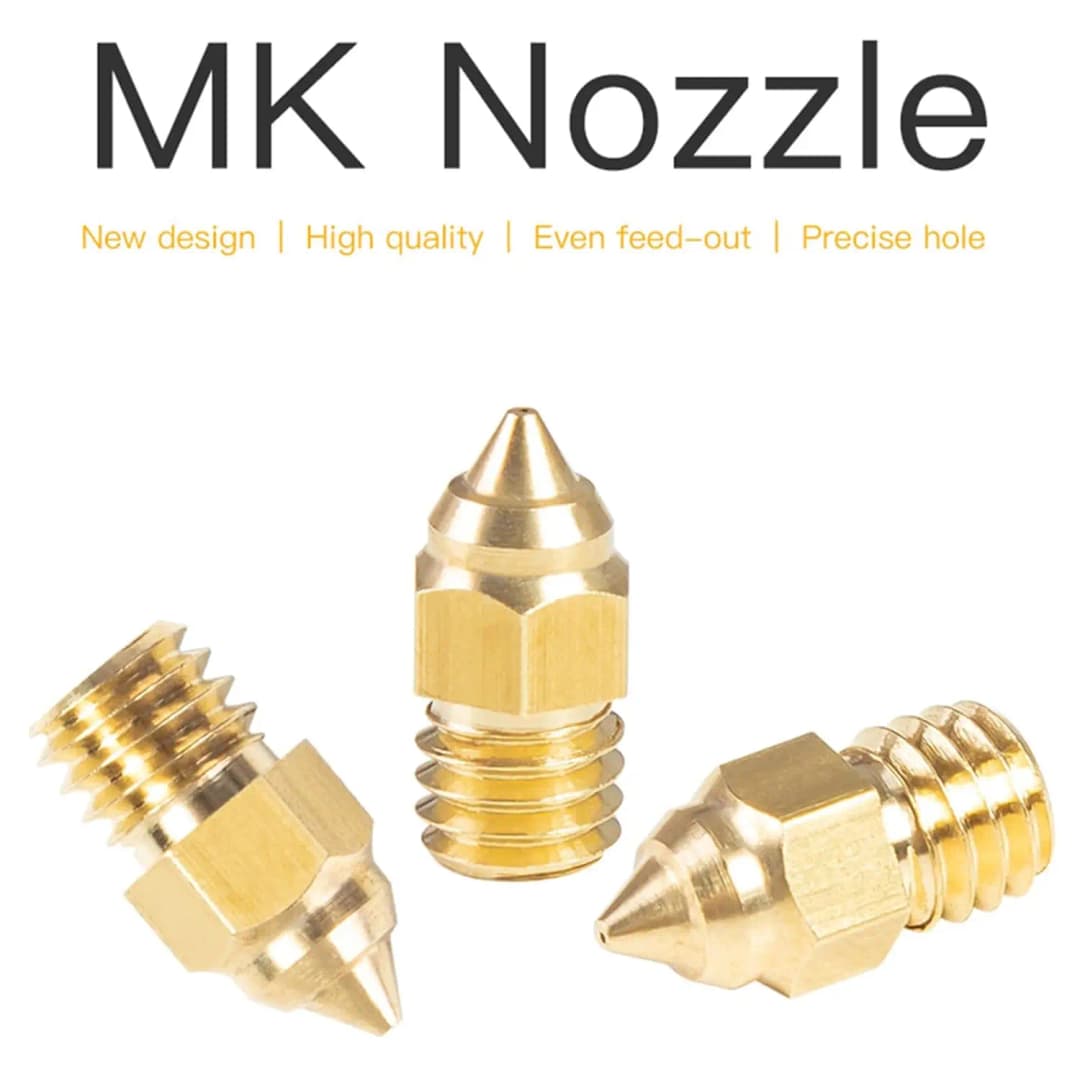 Creality Original CR-6 SE/Ender 3 S1 Brass Nozzles Hotend Extruder Nozzles forEnder 3 S1 Pro/S1 Plus/V2 Neo/Neo 3D Printer Parts - 2