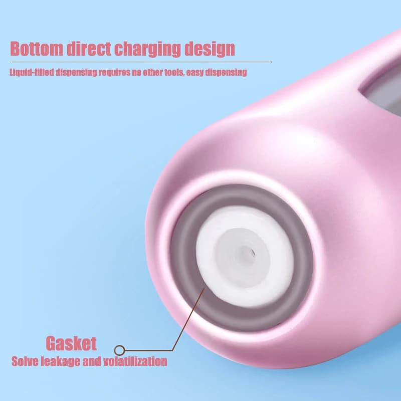 5ml /10ml Mini Portable Bottom-Filling Pump Perfume Bottle Sample Perfume Refillable Spray Bottle Empty Cosmetic Containers Set - 3