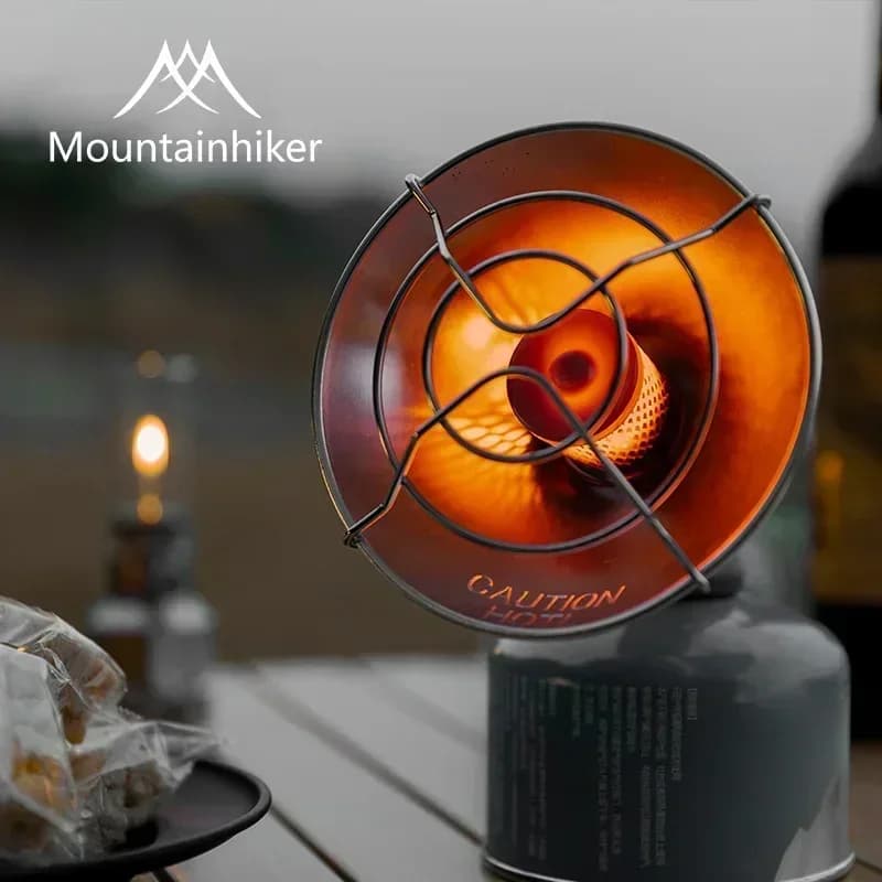 MOUNTAINHIKER موقد شمسي محمول صغير لتسخين الغاز، يعمل بالطاقة الشمسية، مثالي للتخييم في الهواء الطلق، فرن غاز صغير وجهاز تدفئة بالبيوتان - 2