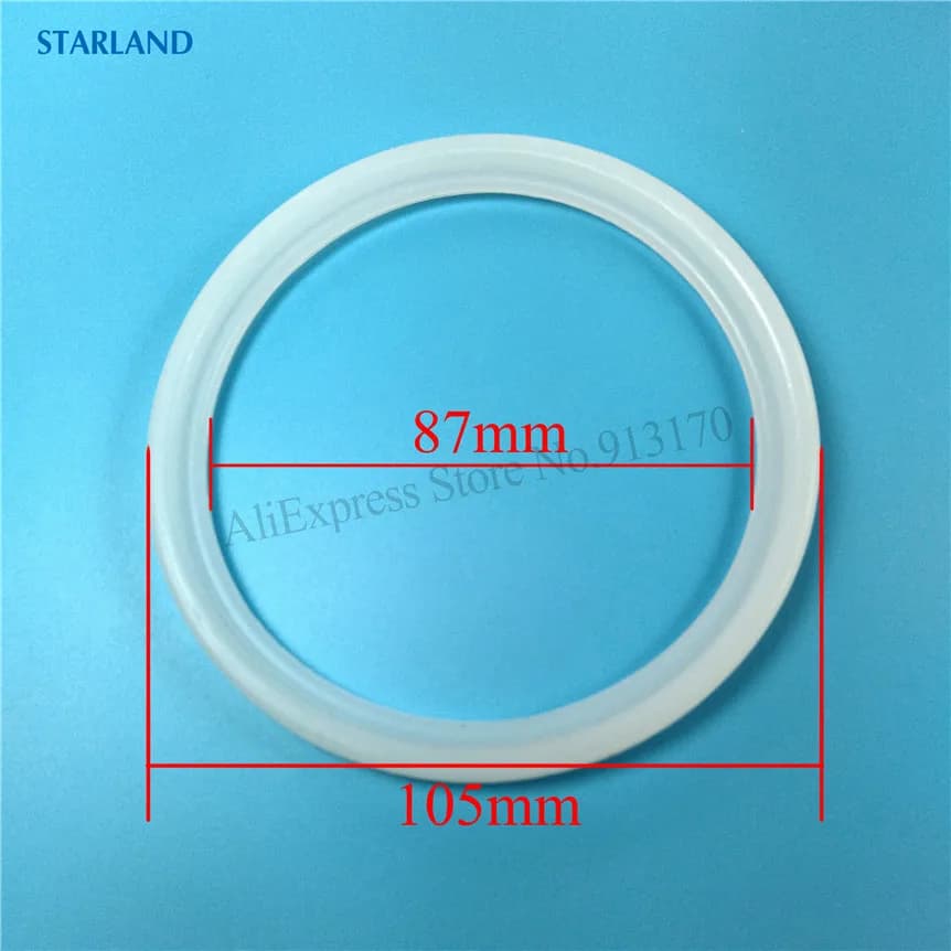 A Pair Big Sealing Rings Vevor Ice Cream Makers Accessories Silicone Circle Gaskets YKF Soft Serve Machines Fittings Two Pieces - 4