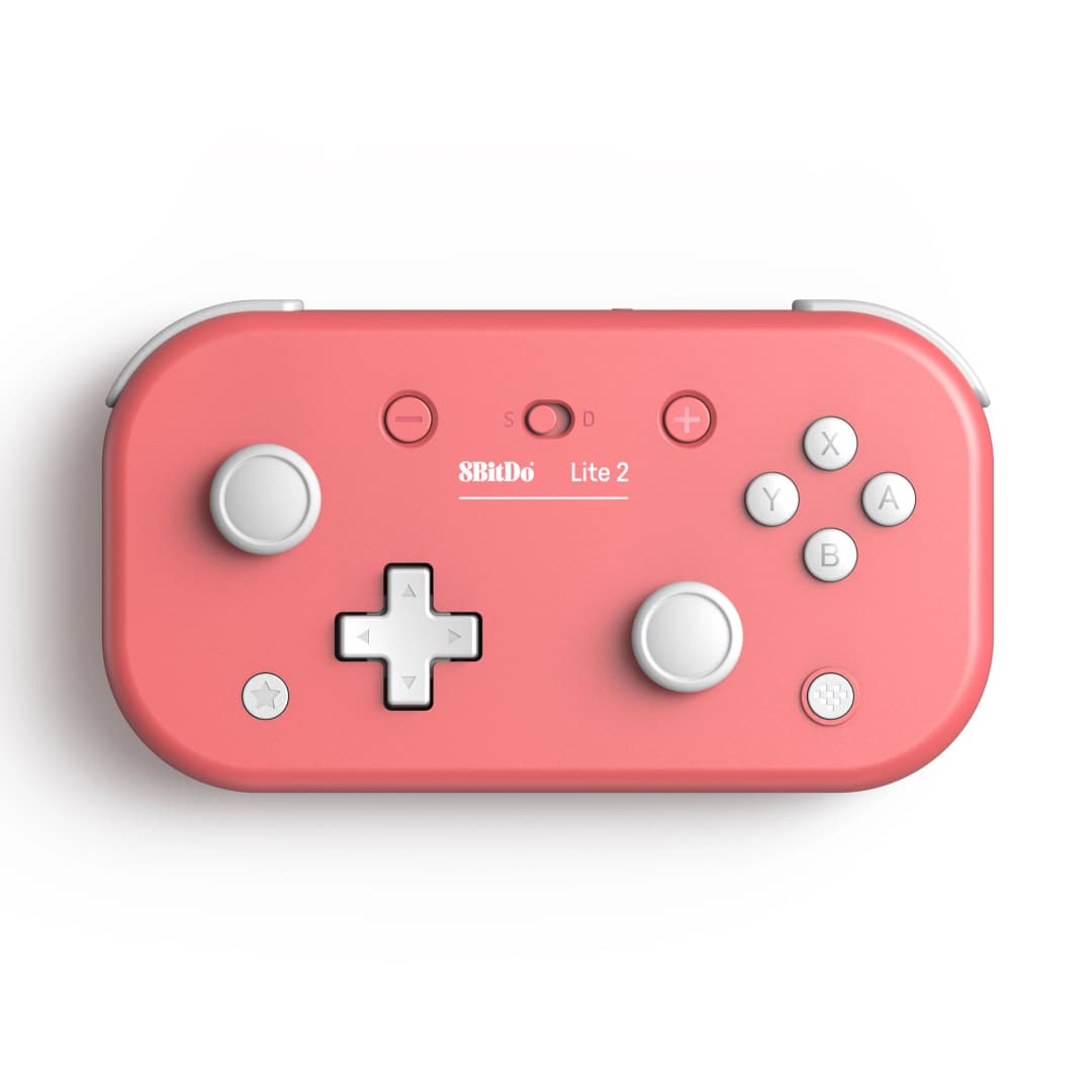 وحدة تحكم ألعاب بلوتوث لاسلكية 8BitDo Lite 2 مع عصا تحكم وذراع تحكم اهتزازي لنينتندو سويتش لايت وأندرويد وراسبيري باي - 4