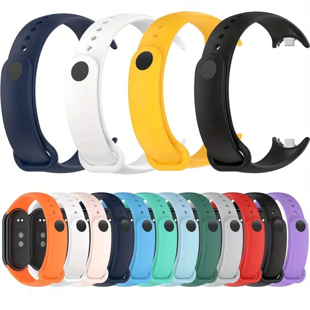 New Silicone Strap for Xiaomi Mi Band 10 9 8 NFC Strap Sports Rubber Bracelet pulseira Correas Smart Band 10 9 8 Accessories - 5