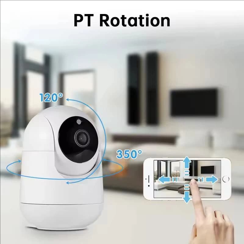 كاميرا Fuers بدقة 5 ميجابكسل بتقنية WiFi، Tuya الذكية للمنزل، داخلية لاسلكية، كاميرا مراقبة IP مع كشف الذكاء الاصطناعي وتتبع تلقائي، مراقبة أمنية للرضع - 4
