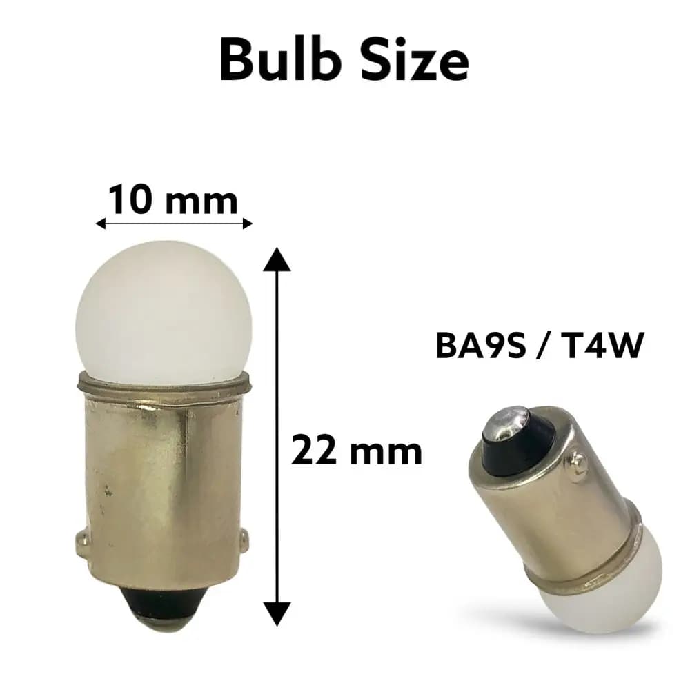 1 قطعة أوتوماتيكية بيضاء BA9S مقبس T4W 2835 SMD 2 مصباح LED خلفي قبة إشارة تحول أضواء سيارة إسفين جانبي علامة مصابيح 12V DC - 5