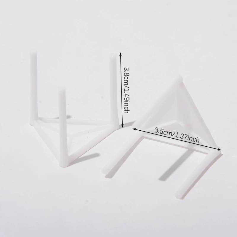 100Pcs Pizza Saver Stands Fixing Rack Pizza Holder Pizza Packing Tripod Plastic Tripod Stack - 6