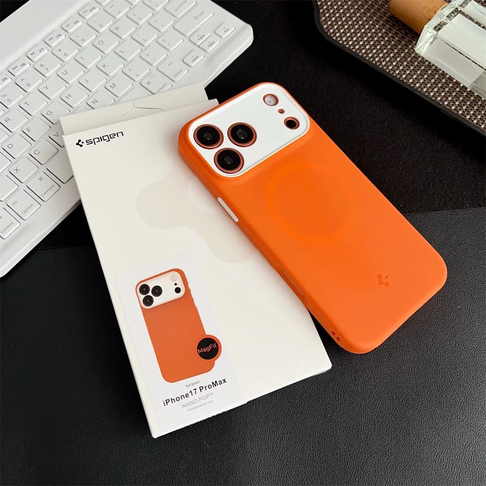 غطاء سيليكون سائل مغناطيسي مخفي من Spigen MagFit لهواتف آيفون 17 برو ماكس إير مع شحن لاسلكي لماج سيف وحماية من الصدمات - 2