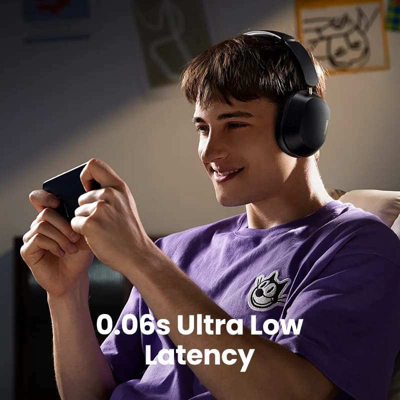 يو جرين Max5c سماعات بلوتوث لاسلكية 43dB إلغاء الضوضاء النشط الهجين Hi-Res LDAC 75 ساعة سماعات أذن صوتية مكانية - 6