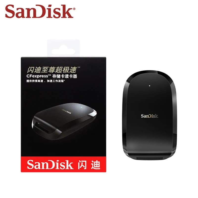 بطاقة Sandisk Extreme PRO CFexpress Type B، 64GB/128GB/256GB/512GB، ذاكرة عالية السرعة، مناسبة للكاميرات 4K - 6