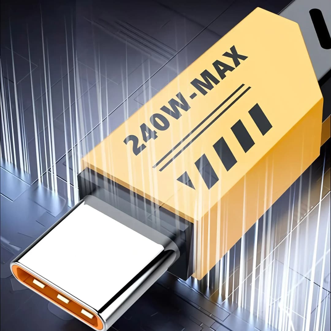 3 في 2 240 واط سلك شحن سريع لمايكرو USB نوع C كابل الشاحن 1.2 متر منفذ USB متعدد سلك شحن USB متعدد آيفون هواوي - 4