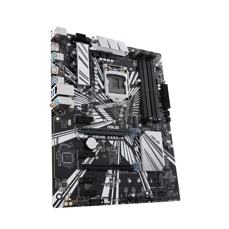 لوحة أم ASUS PRIME Z390-P تدعم معالجات الجيل الثامن والتاسع LGA 1151 DDR4 - 5