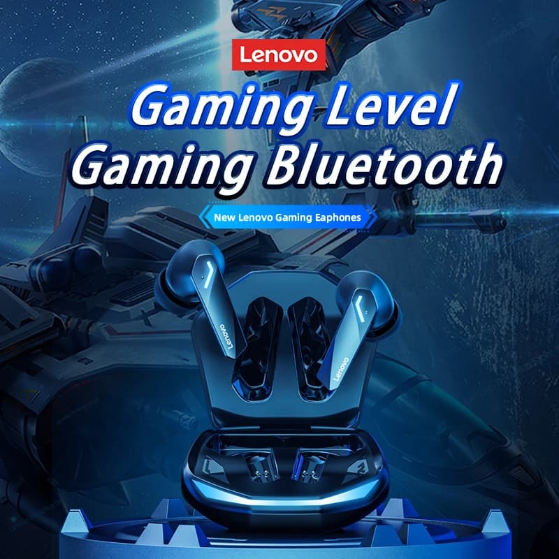 سماعة أذن Lenovo GM2 Pro 5.3 الأصلية سماعات بلوتوث لاسلكية سماعات رأس منخفضة الكمون مكالمات HD سماعة رأس ألعاب ثنائية الوضع مع ميكروفون - 3