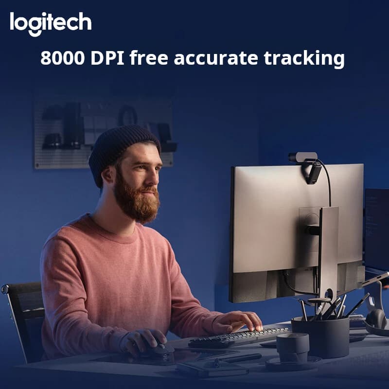 فأرة Logitech MX Master 3S لاسلكية بتقنية البلوتوث، تصميم مريح، مستشعر عالي الدقة، فأرة مكتبية فاخرة للأعمال - 3