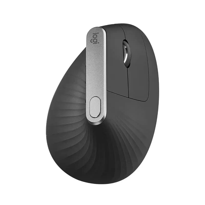 ماوس Logitech MX Vertical اللاسلكي – تصميم مريح يقلل من إجهاد العضلات، نقل المحتوى بين 3 أجهزة كمبيوتر تعمل بنظام Windows وApple - 2