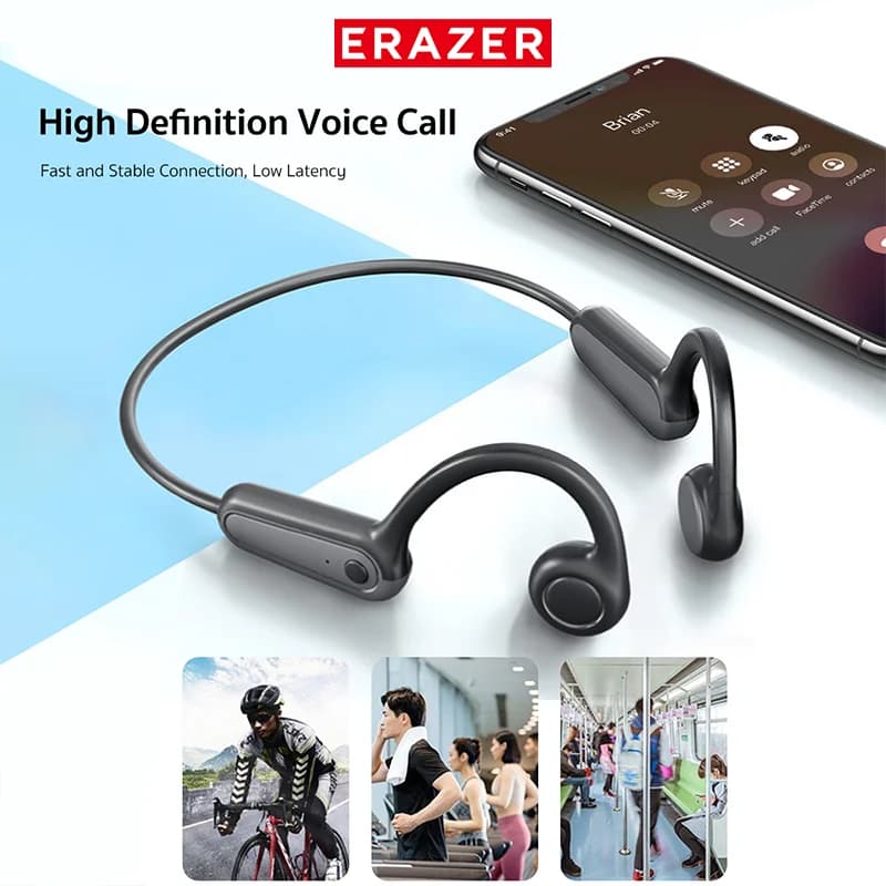 سماعات ERAZER XF22 بلوتوث 5.4 سماعات رياضية لاسلكية سماعات توصيل عظمي مع ميكروفون سماعات رقبة - 2