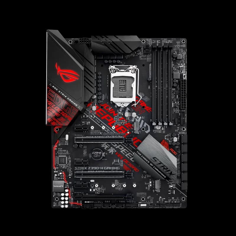 لوحة أم ASUS ROG Strix Z390-H Gaming LGA1151 (إنتل الجيل الثامن والتاسع) ATX DDR4 DP HDMI M.2 USB 3.1 Gen2 Gigabit LAN - 6
