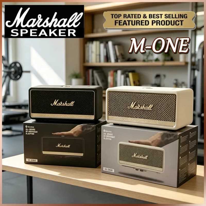 Hot Sales Marshall M-ONE Bluetooth Speaker Wireless Portable IP67 Waterproof Subwoofer Rich Bass For Outdoor Hiking Camping Home