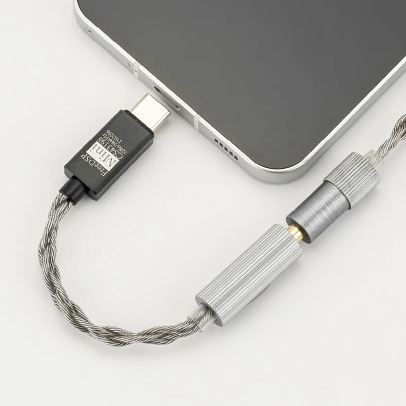 مضخم فك ترميز MOONDROP FreeDSP Mini، محمول، USB-C، مصغر، مزود بـ CS43198، محول 3.5mm CITA - 2