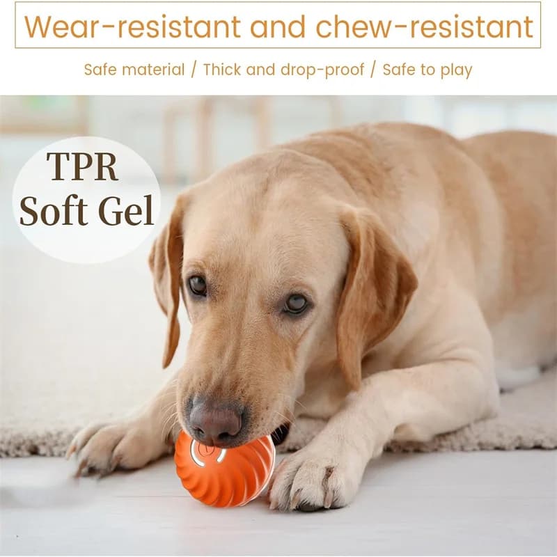 Smart Dog Toys Ball Electronic Interactive Pet Toy Moving Ball USB Automatic Moving Bouncing for Puppy Birthday gift Cat Product - 4