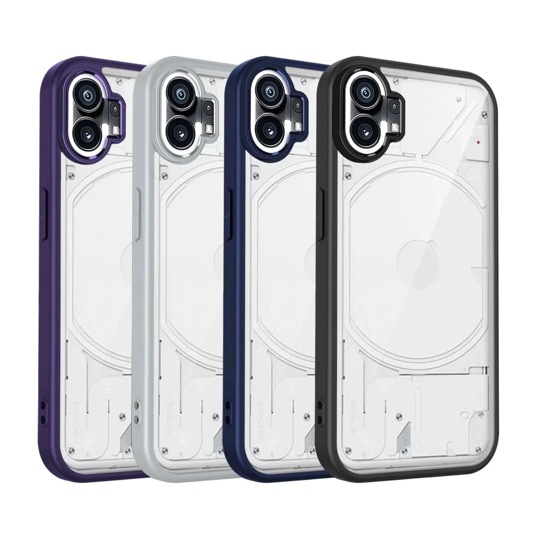غطاء حماية لهاتف Nothing Phone One A063، وسادة هوائية مقاومة للصدمات، إطار سيليكون شفاف، غطاء خلفي غير لامع، غطاء صلب لهاتف Nothing Phone 1 5G