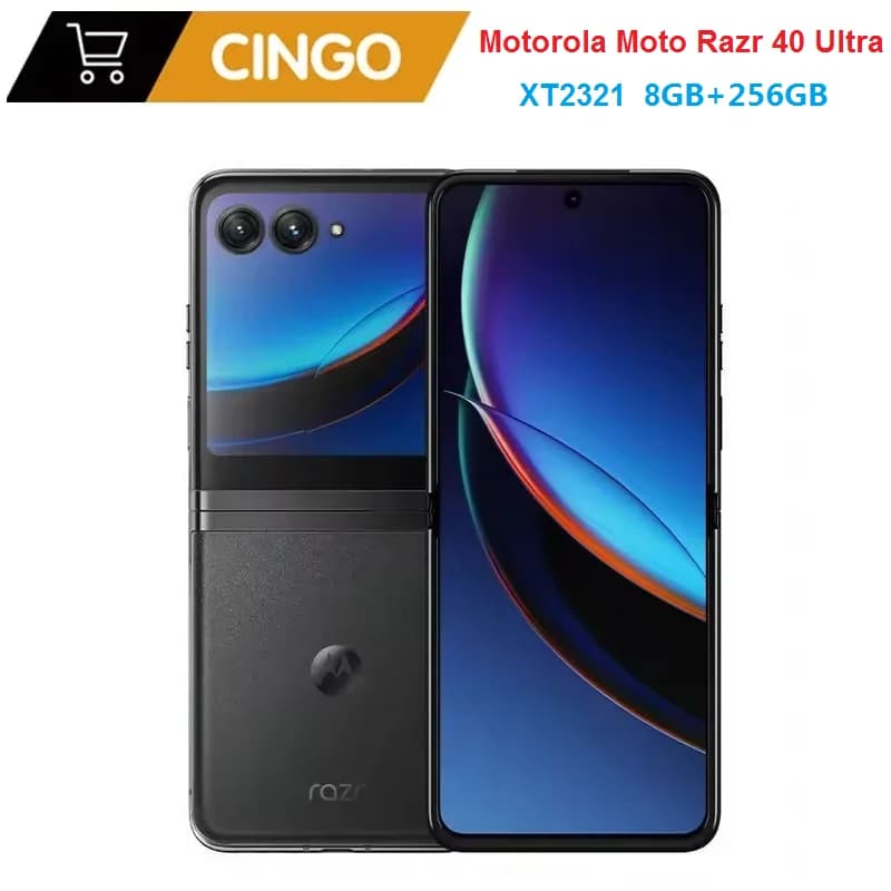 موتورولا موتو رازر 40 ألترا XT2321 مفتوح 5G شاشة قابلة للطي 6.9 بوصة 8 جيجا رام 256 جيجا روم سنابدراجون 8+Gen1 هاتف مستعمل أصلي