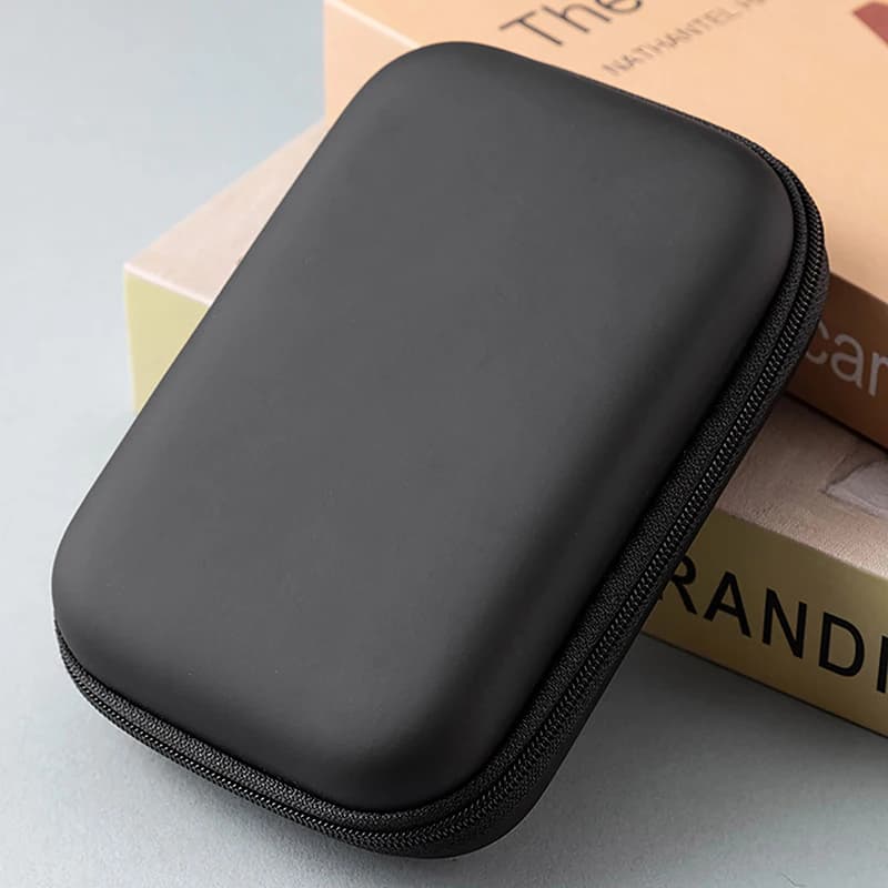حقيبة حماية محرك الأقراص الصلبة EVA بسحاب حقيبة حماية شاحن كابل USB لمحرك الأقراص الصلبة 2.5 بنك الطاقة شاحن كابل USB - 4